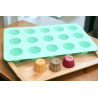 Moule silicone pour fondants parfumés en forme de cannelés