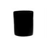 Contenants en verre noir mat 90ml pour la création de bougies coulées