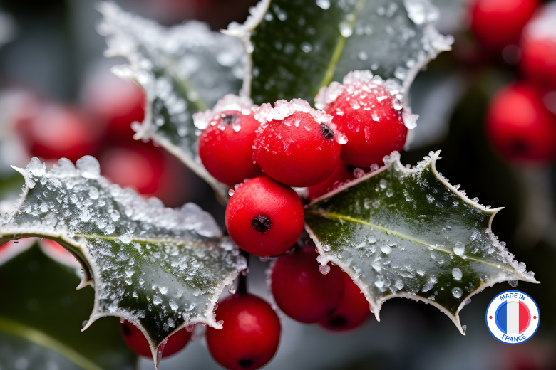 Parfum Houx pour la fabrication de bougies parfumées sur le thème de Noël