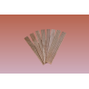Mèches en bois sous forme de dentelle pour la fabrication de bougies coulées