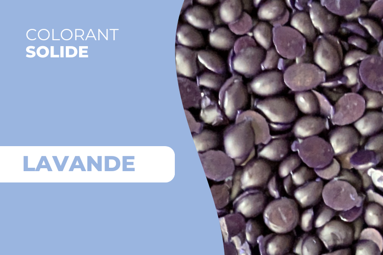 Vente de colorant  naturel de couleur lavande pour bougies artisanales