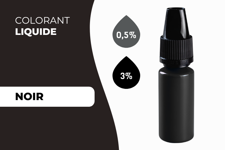 Colorant Liquide Noir pour Bougies et Fondants