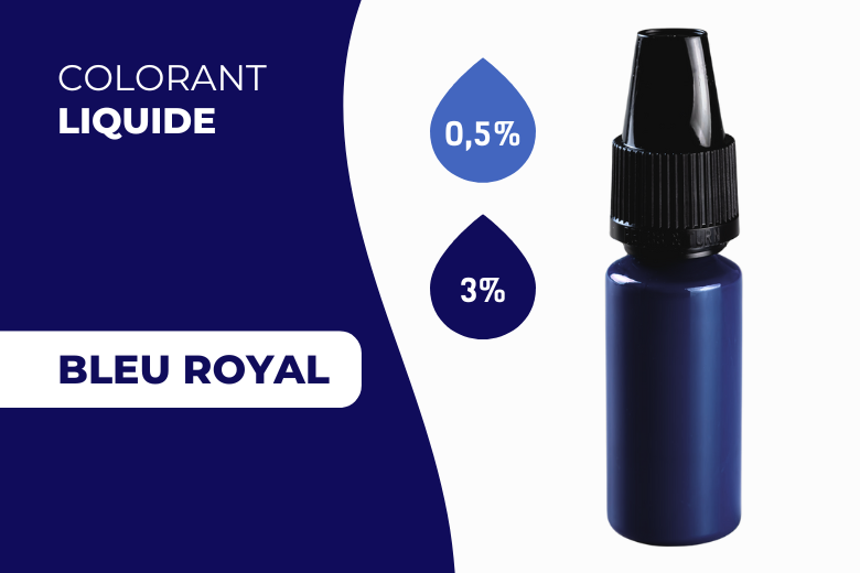 Colorant Liquide Bleu Royal pour Bougies et Fondants