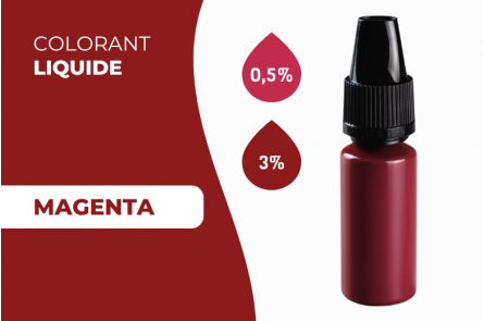 Colorant liquide magenta