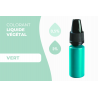 Colorant Liquide Végétal Vert pour Bougies et Fondants