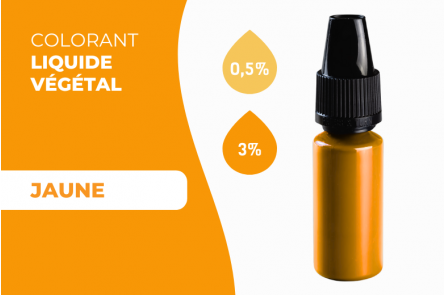 Colorant végétal liquide jaune