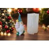 Moule silicone lutin de Noel pour la fabrication de bougies moulées et parfumées