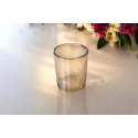 Contenant pour bougies aux reflets doré et une contenance de 200ml
