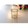 Contenant pour bougies aux reflets doré et une contenance de 200ml