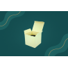 Boîte cadeau écrue 10x10x11 cm pour bougie – Emballage à monter