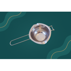 Récipient de 400ml en acier inoxydable pour fondre la cire à bougies