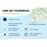 Cire de tournesol en pastilles pour la fabrication de bougies coulées