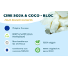 Mélange de Cire Soja/Coco pour Bougies Coulées | L'instant Bougies