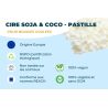 Cire de Soja-coco en Pastilles pour Bougies | L'instant Bougies