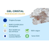 Gel cristal pour la fabrication de bougies artisanales en gel, avec possibilité de parfumer