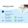 Cire de coco pour bougies coulées | Additif végétal premium
