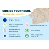 Cire de tournesol pour bougies moulées et fondants parfumés