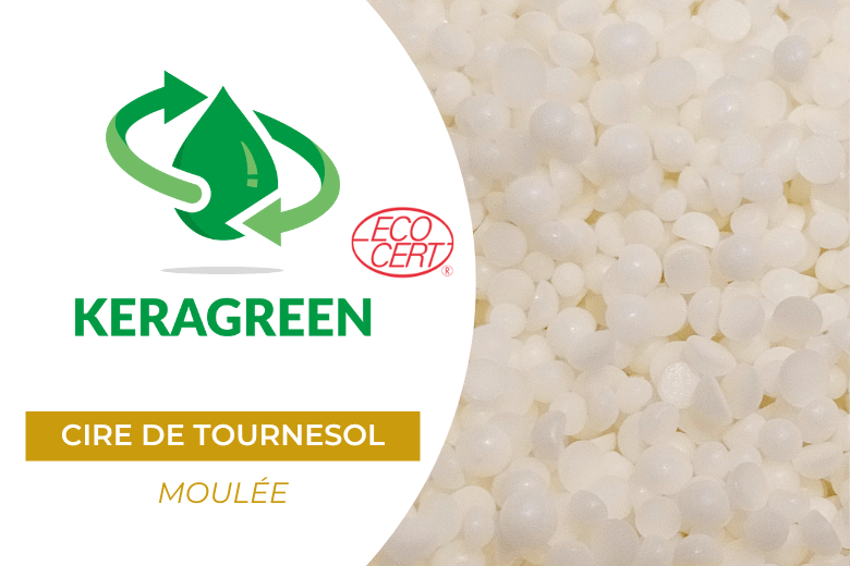 Cire de tournesol pour bougies moulées et fondants parfumés