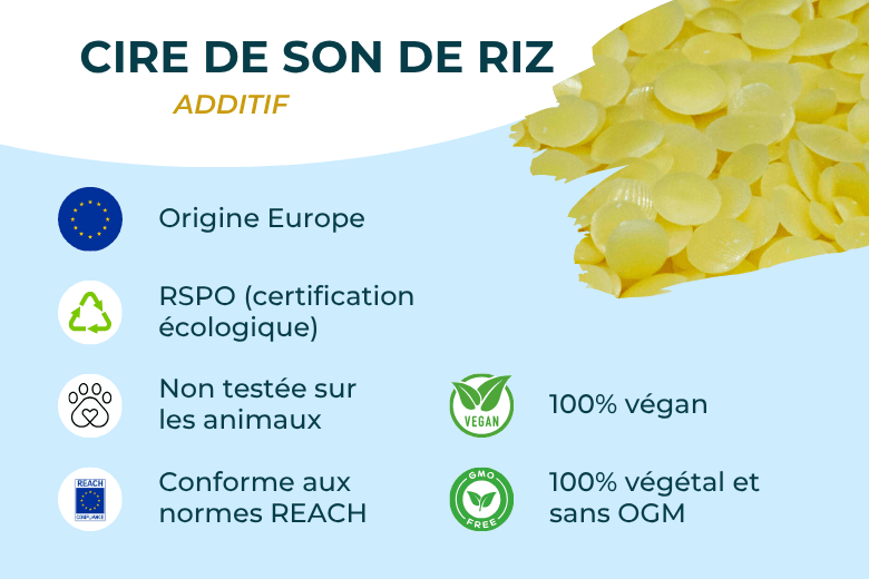 Cire de Son de Riz 100% Végétale et Naturelle | L'instant Bougies