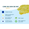 Cire de Son de Riz 100% Végétale et Naturelle | L'instant Bougies