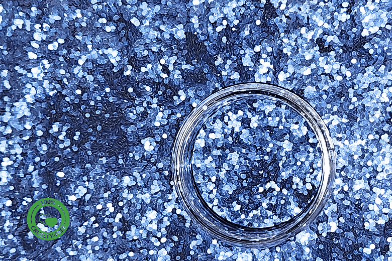 Paillettes Biodégradables pour Bougies - Bleu Océan T2