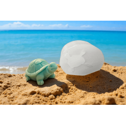 3D Tortue De Mer Silicone Savon Moule Tortue Animal Bougie