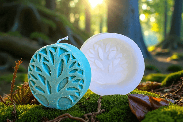 Moule en silicone pour bougies "arbre de vie"
