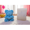 Moule en silicone pour bougies "amour de nounours / grand modèle"