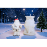 Moule en silicone père Noël pour bougies sur le thème ambiance festive
