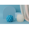 Moule silicone pour bougie tout en bulles facile à démouler
