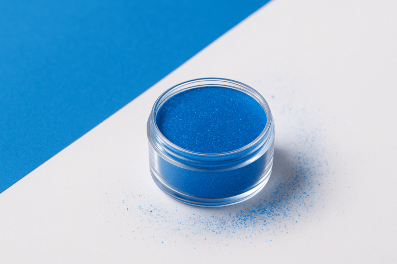 Poudre de Mica Saphir pour la fabrication de Fondants parfumés