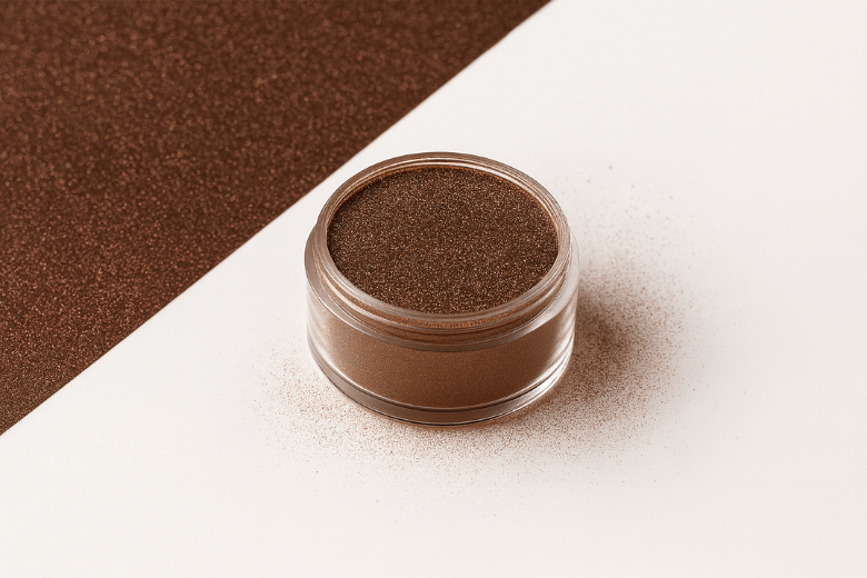 Poudre de Mica Brun foncé pour la fabrication de Fondants parfumés