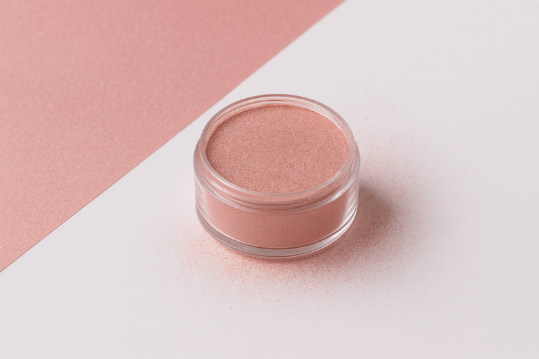 Poudre de Mica or rose pour la fabrication de Fondants parfumés