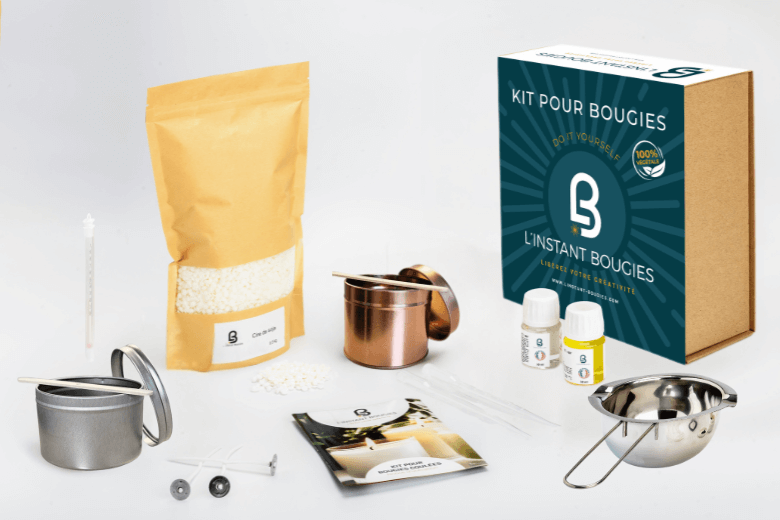 Kit pour fabriquer mes bougies parfumées moi-même