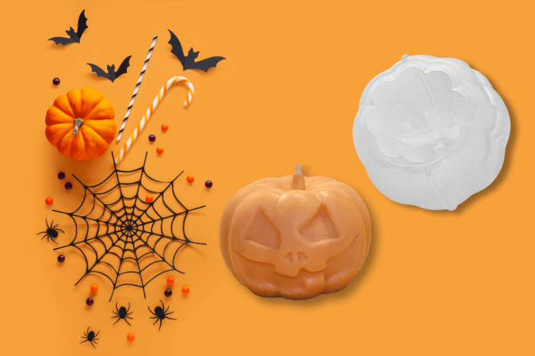 Moule bougie citrouille parfaite pour Halloween