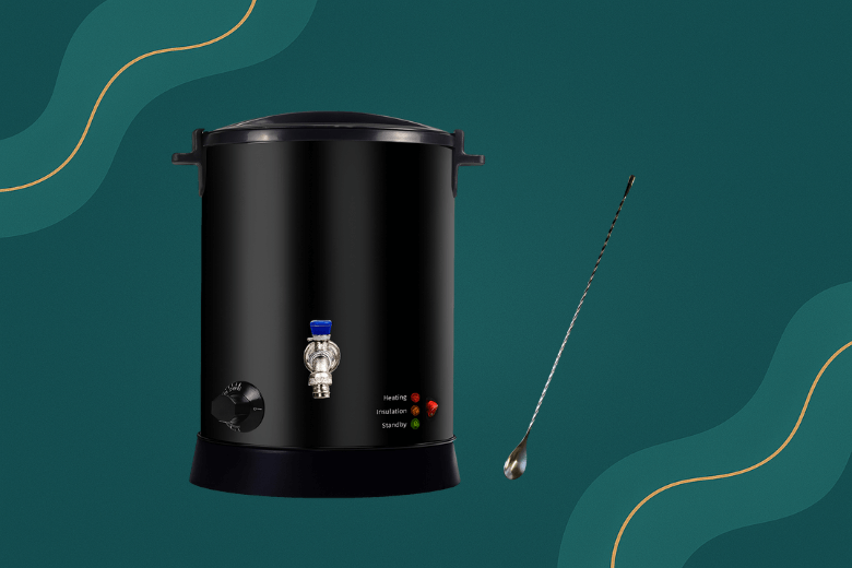 Fondoir à cire électrique noir 8L pour Bougies et fondants parfumés