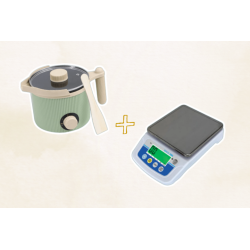 Pack Duo Balance de précision + Fondoir à cire vert 1.5L