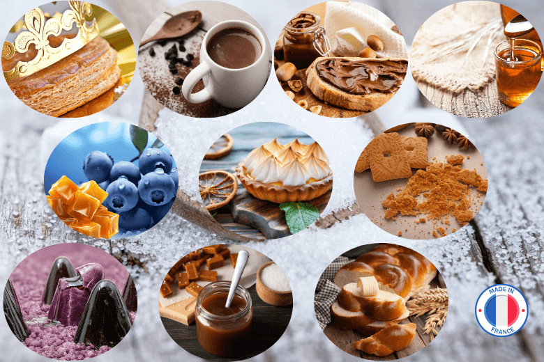 Pack de 10 parfums gourmands pour la création de bougies