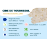 Cire de tournesol pour bougies moulées et fondants parfumés