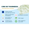 Cire de tournesol en pastilles pour la fabrication de bougies coulées