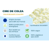 Cire de colza Européenne et sans OGM pour bougies coulées en contenant