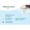 Cire de coco pour bougies coulées | Additif végétal premium