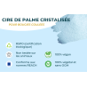 Cire de Palme Cristallisée pour Bougies Moulées | L'instant Bougies