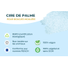 Cire de Palme 100% végétale pour Bougies Moulées | L'instant Bougies