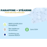 Paraffine + stéarine pour bougies moulées- un mélange optimisé