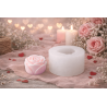 Moule Bougie Pétales de Rose en Silicone - des créations  Artisanales