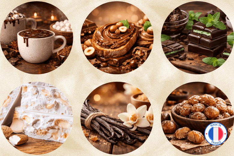 6 parfums gourmands Délices de Pâques pour bougies parfumées