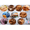 Pack de 10 parfums gourmands pour la création de bougies