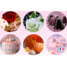 Pack de 6 parfums Girly pour la fabrication de bougies et de fondants parfumés
