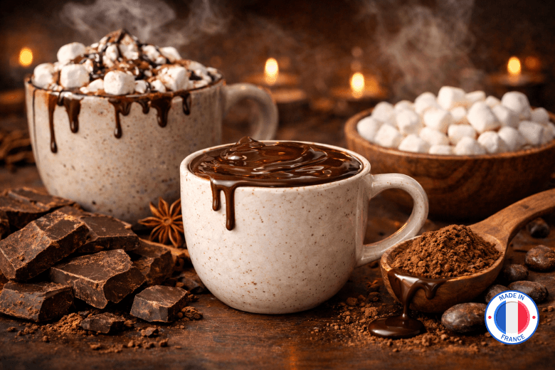 Parfum odeur "Chocolat Chaud" pour Bougies et Fondants | L'instant Bougies